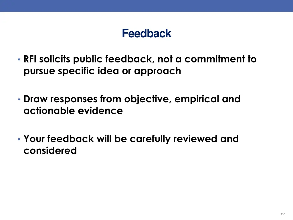 feedback