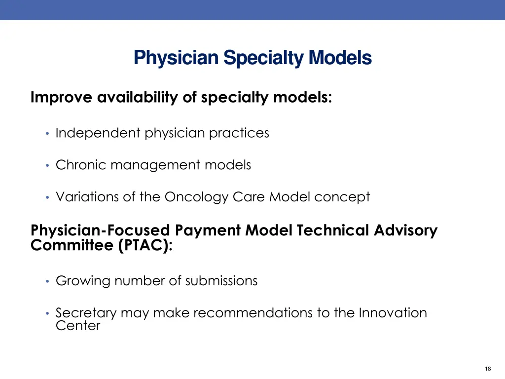 physician specialty models