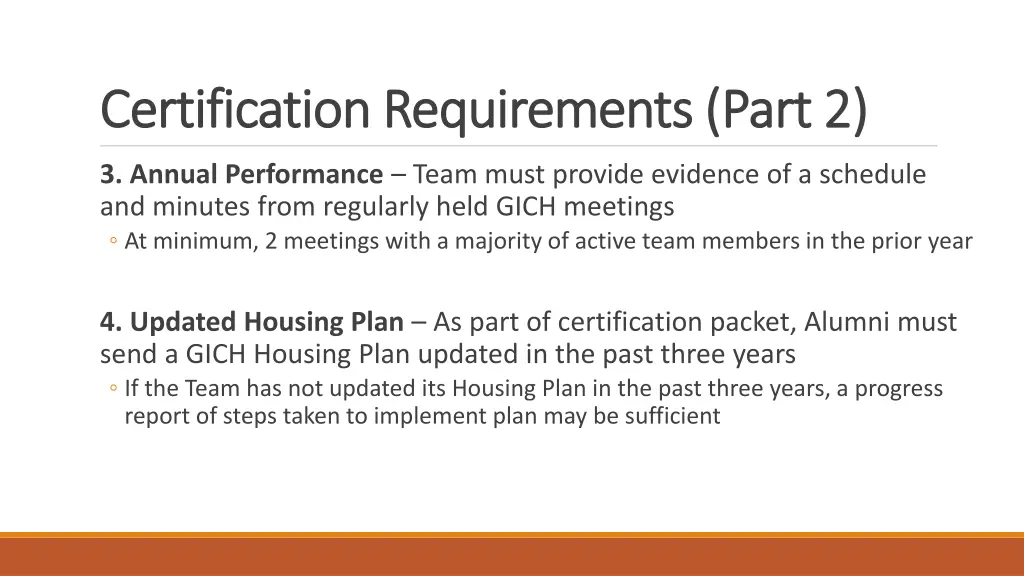 certification requirements part 2 certification
