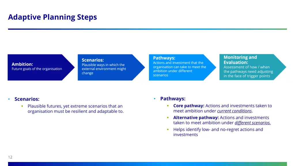 adaptive planning steps