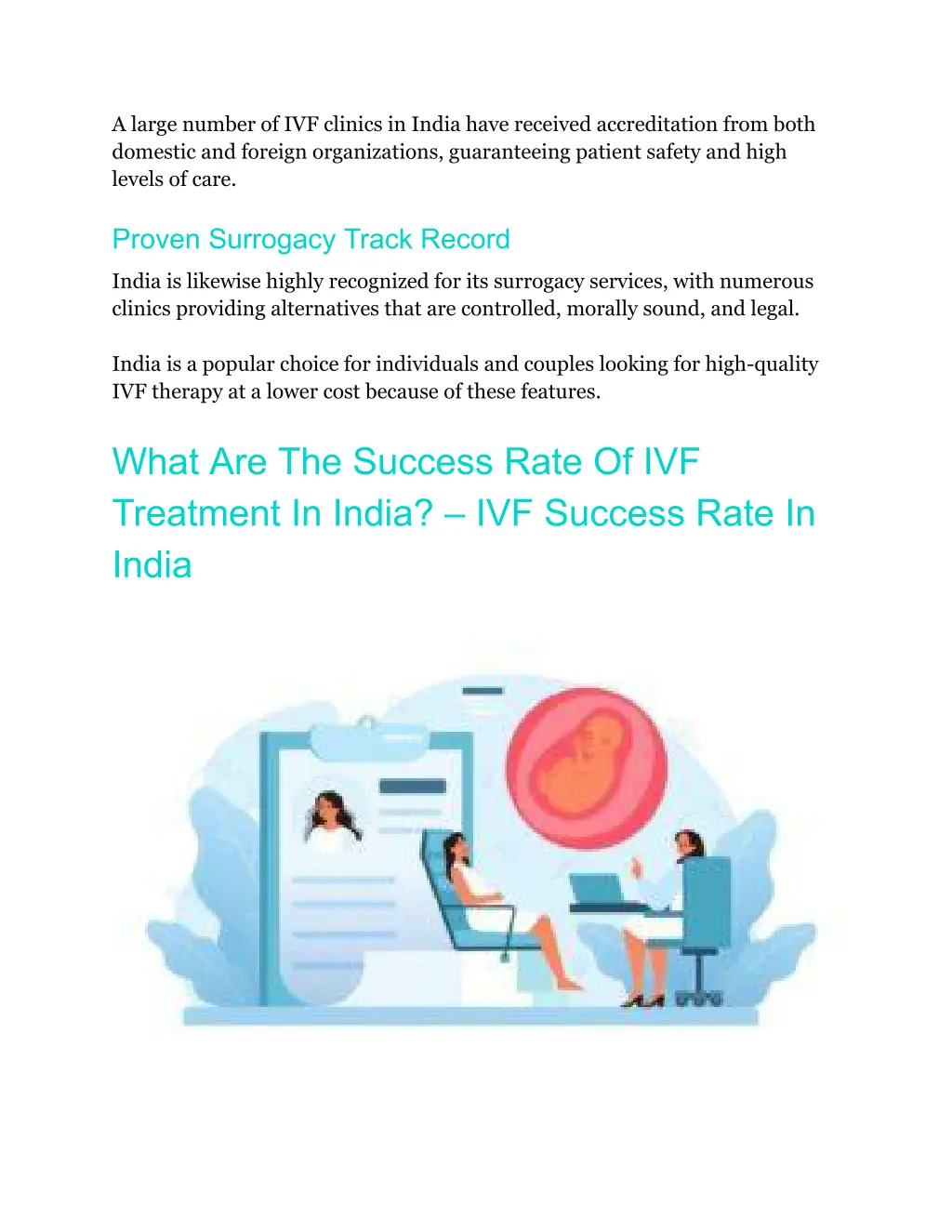 a large number of ivf clinics in india have