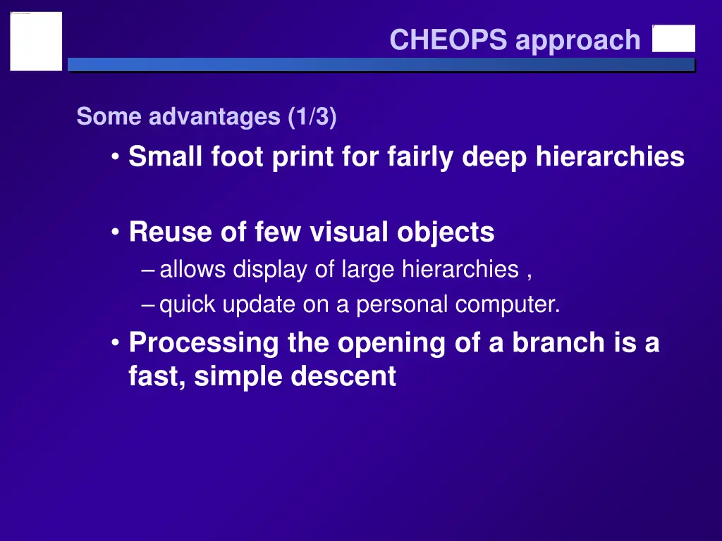 cheops approach 3