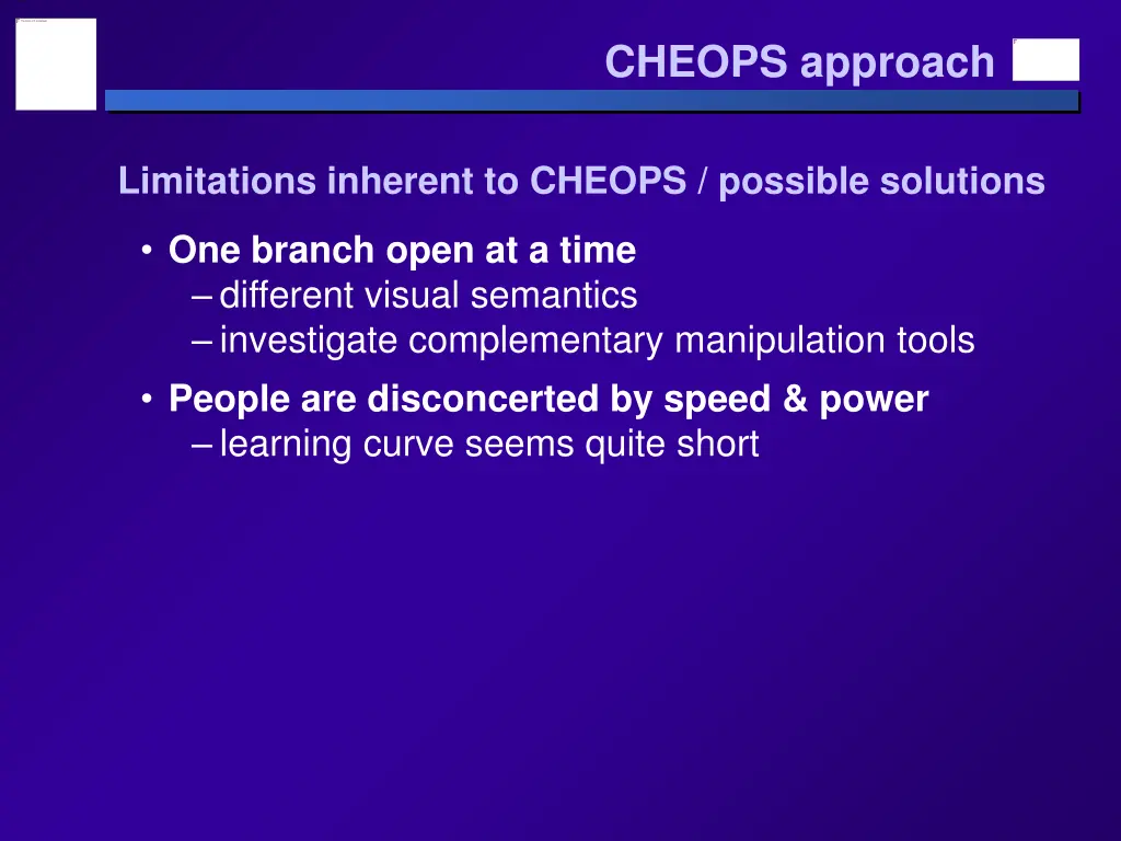 cheops approach 7