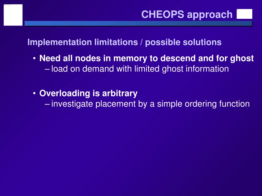 cheops approach 8