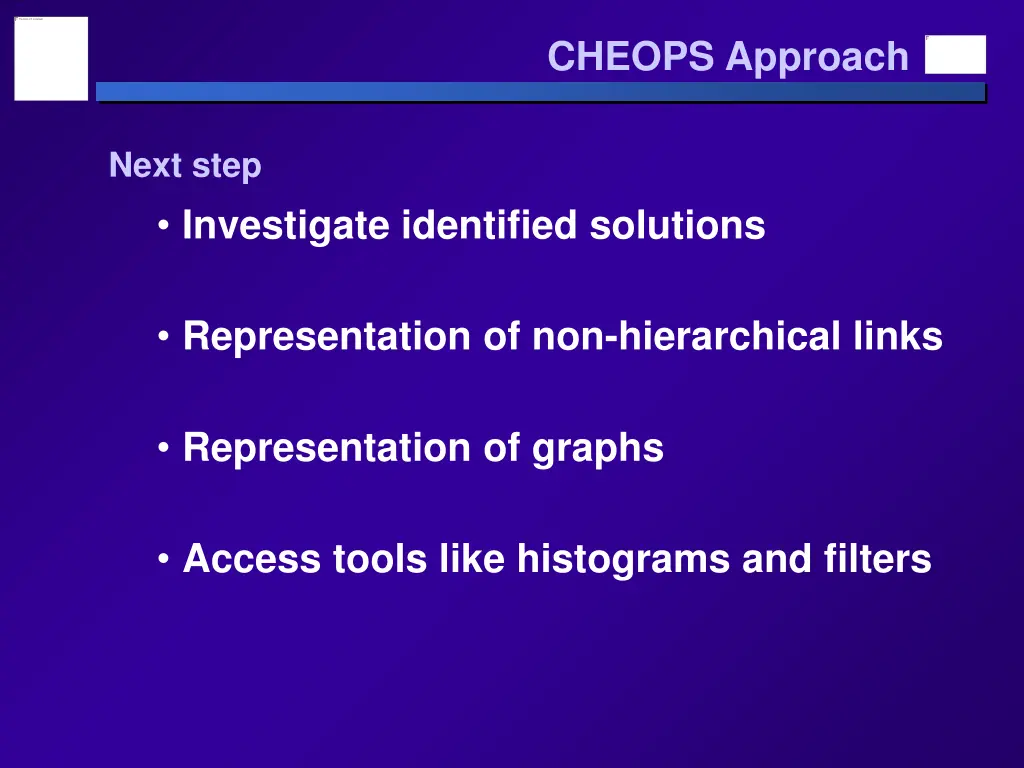 cheops approach 9