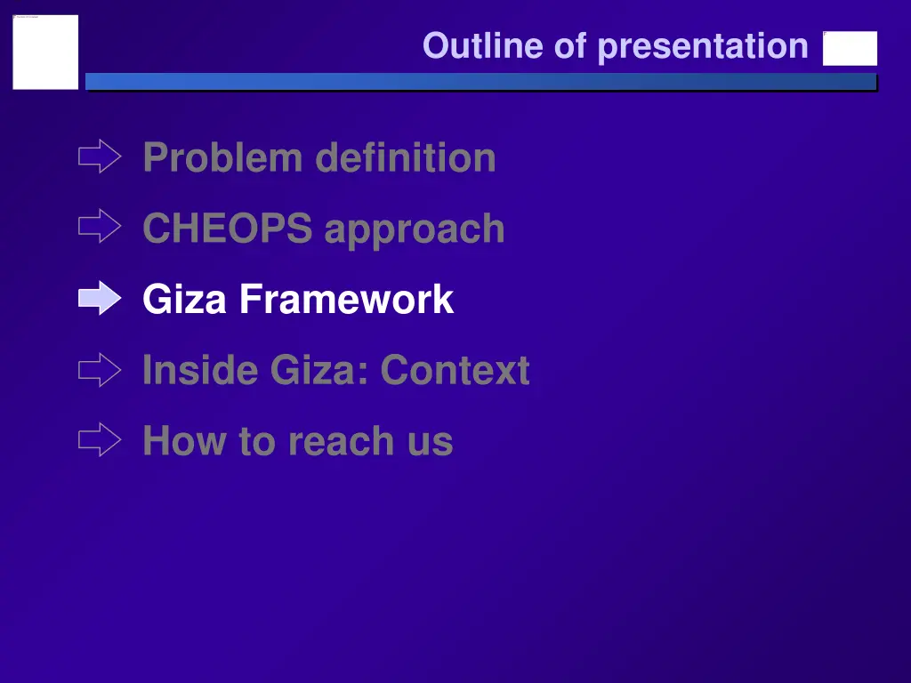 outline of presentation 3