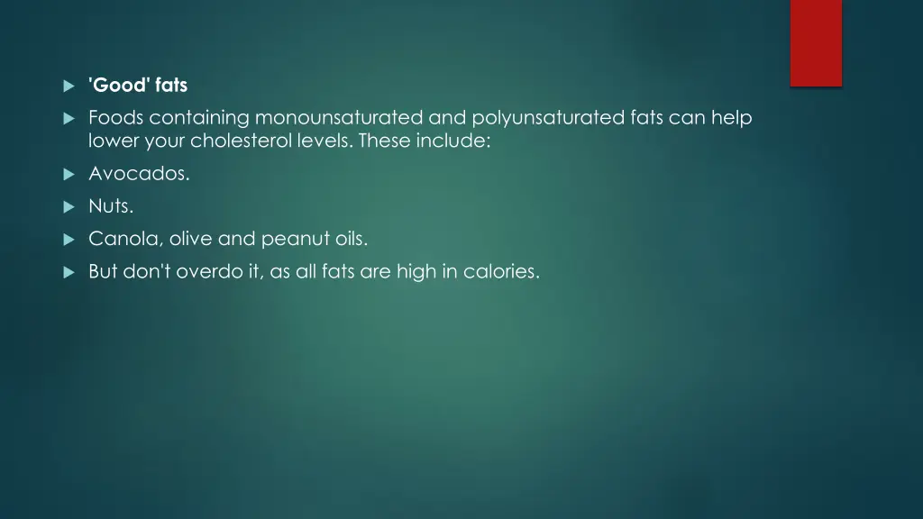 good fats