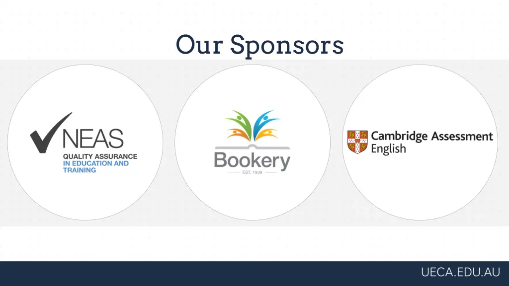 our sponsors