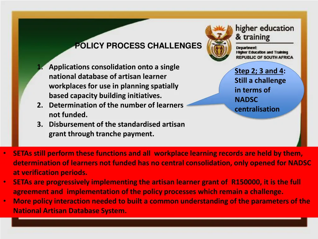 policy process challenges