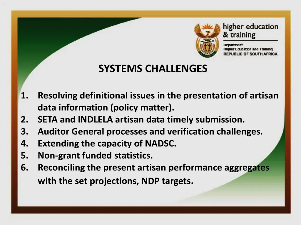systems challenges