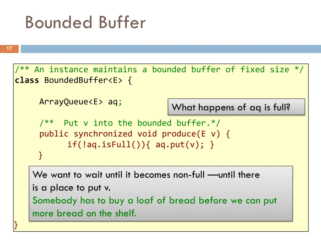 bounded buffer 1