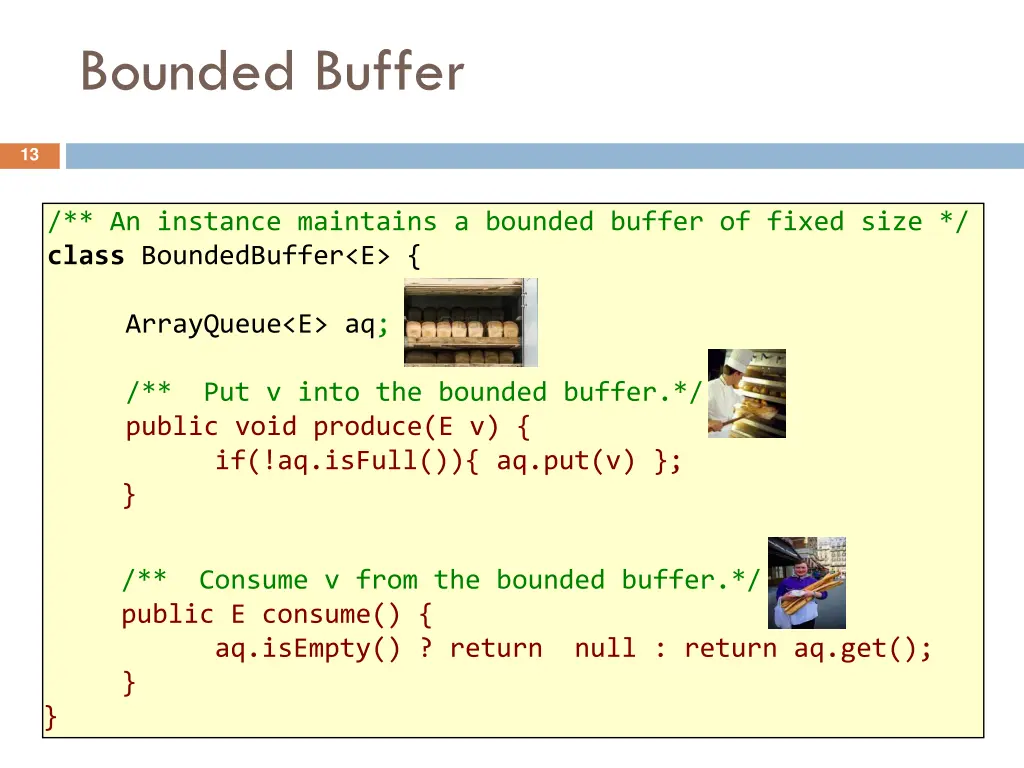 bounded buffer