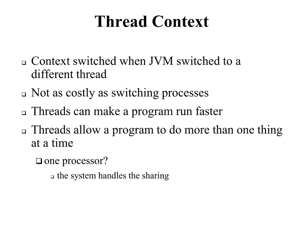 thread context