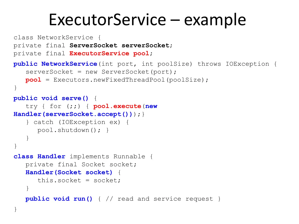executorservice example