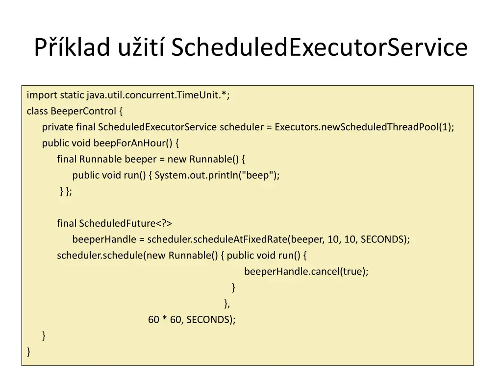 p klad u it scheduledexecutorservice