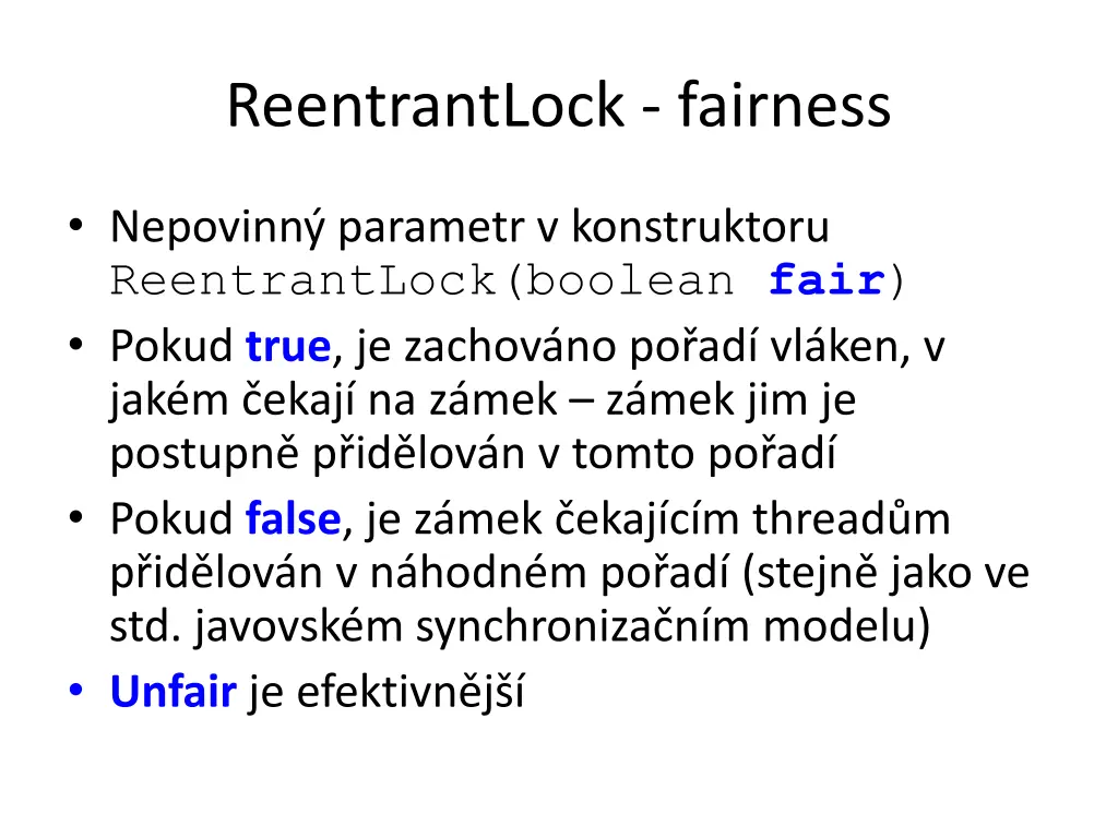 reentrantlock fairness