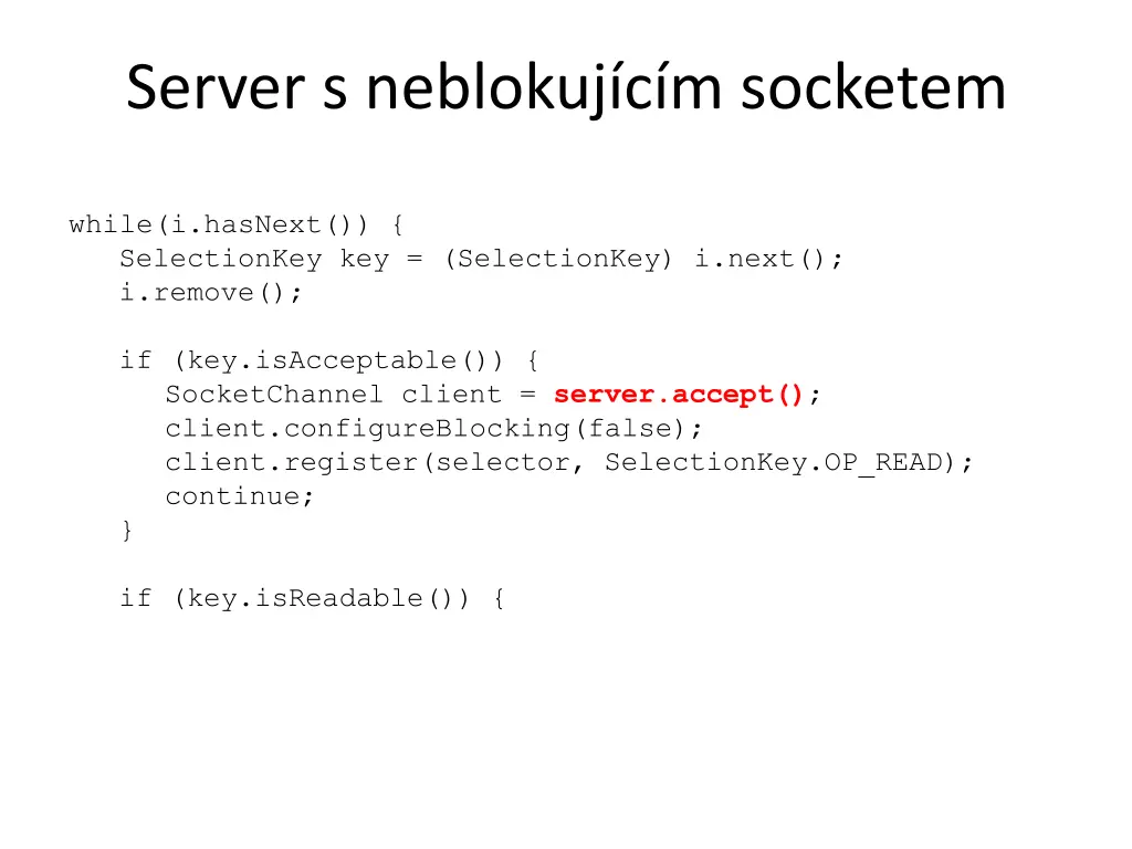 server s neblokuj c m socketem 2