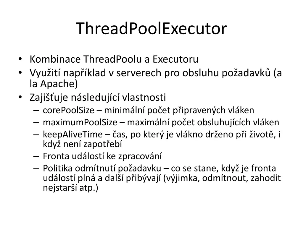 threadpoolexecutor