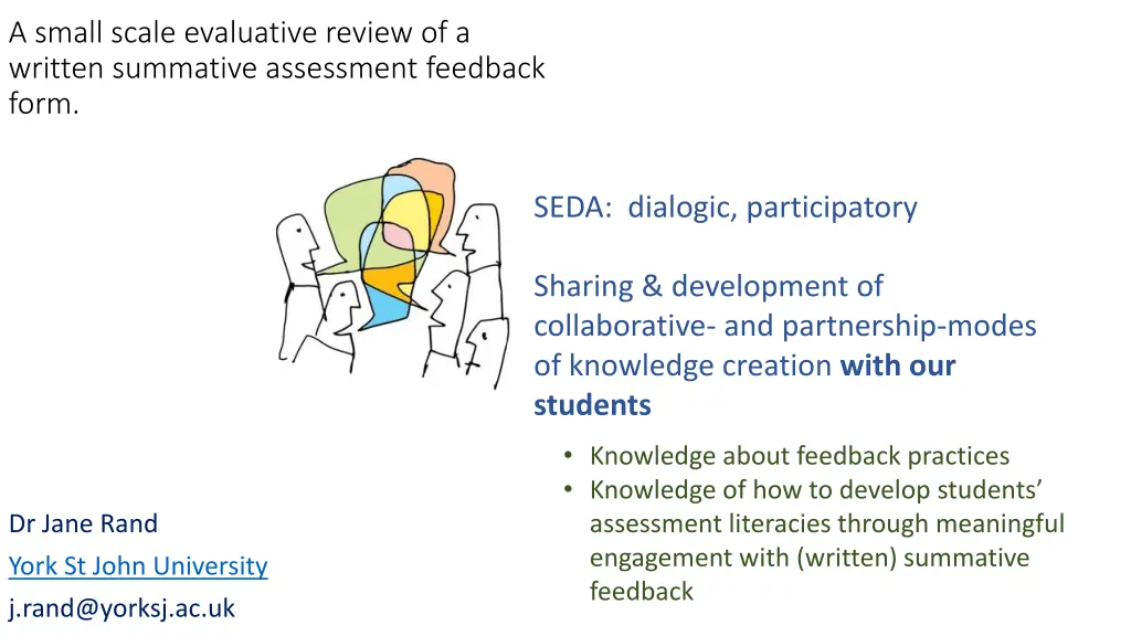 a small scale evaluative review of a written