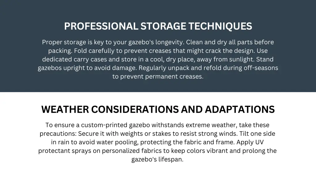 professional storage techniques