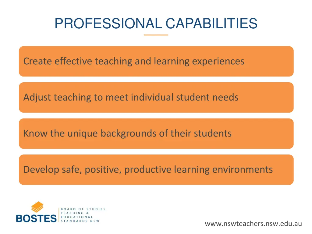 professional capabilities