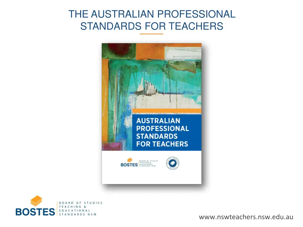 the australian professional standards for teachers
