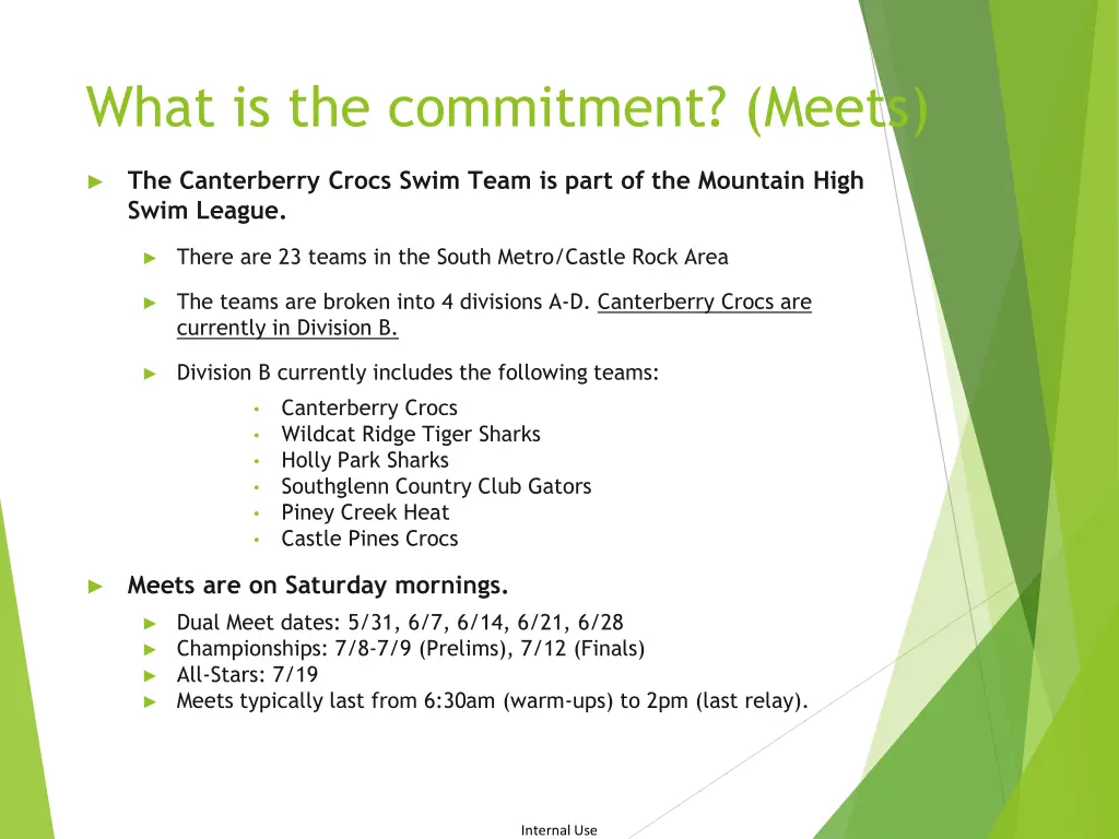 what is the commitment meets