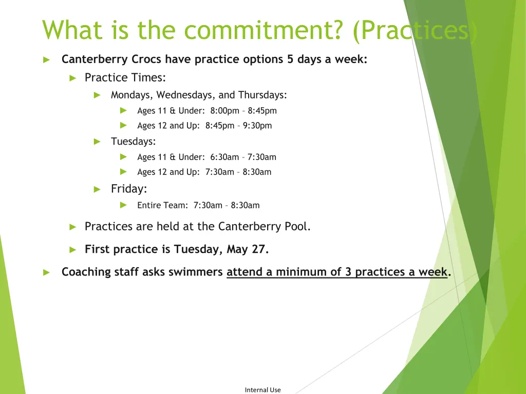 what is the commitment practices