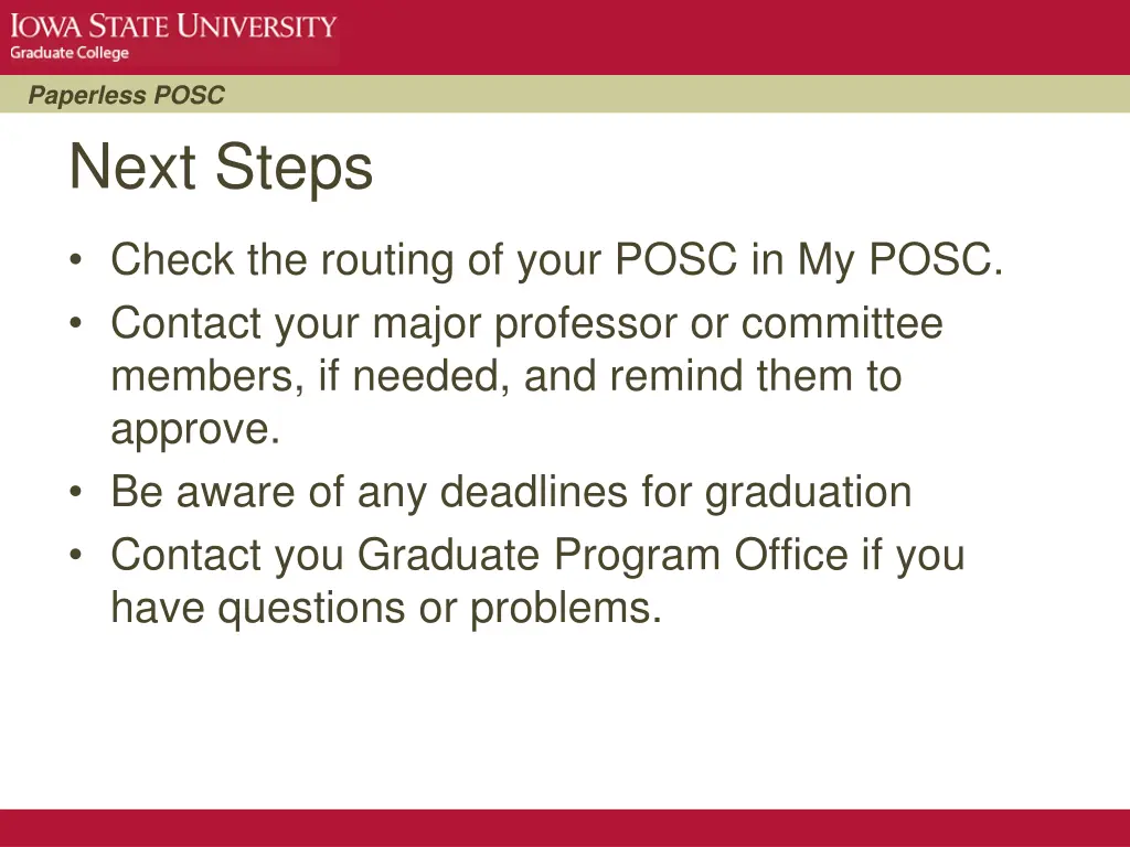 paperless posc next steps