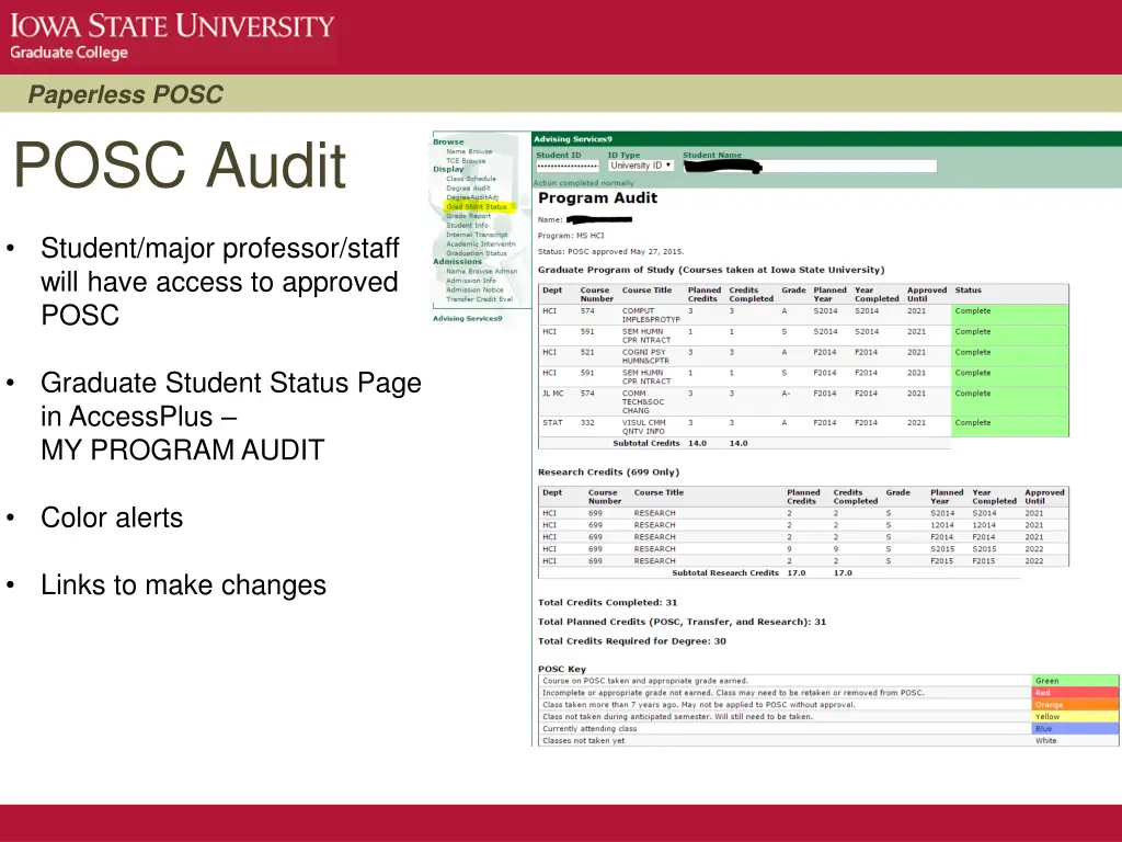 paperless posc posc audit