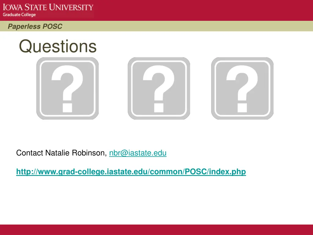 paperless posc questions