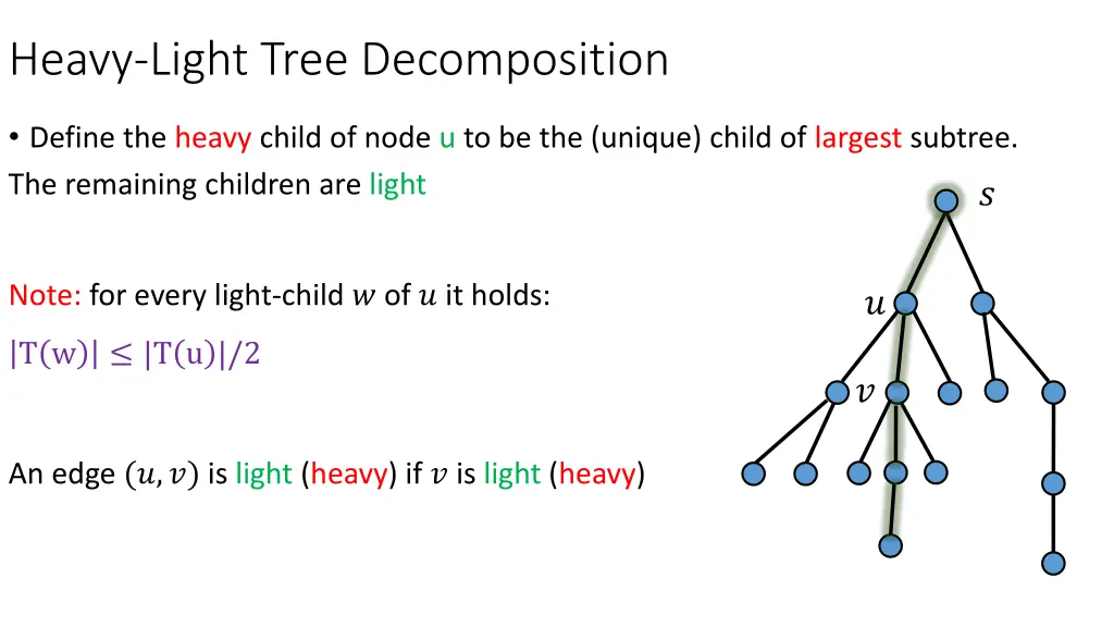 heavy light tree decomposition