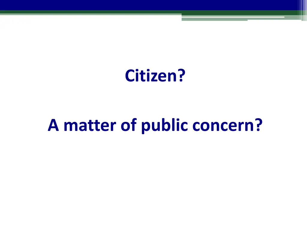 citizen