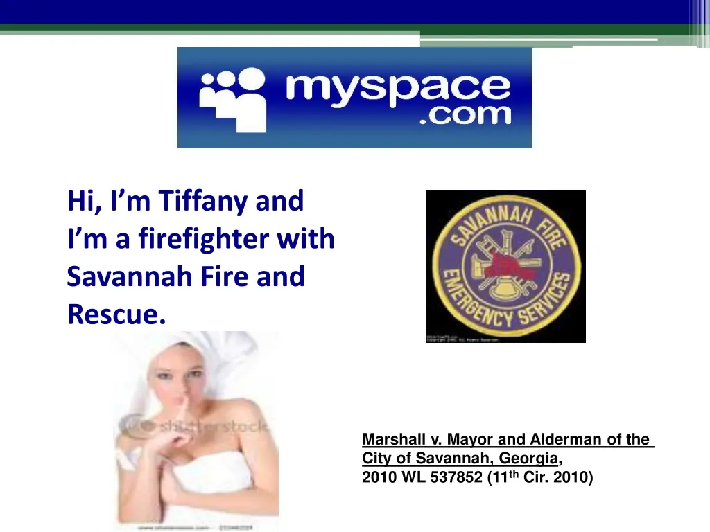 hi i m tiffany and i m a firefighter with