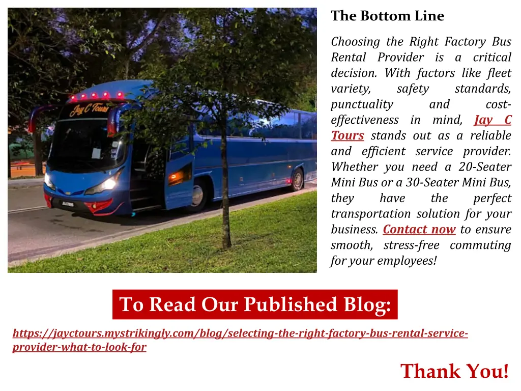 the bottom line