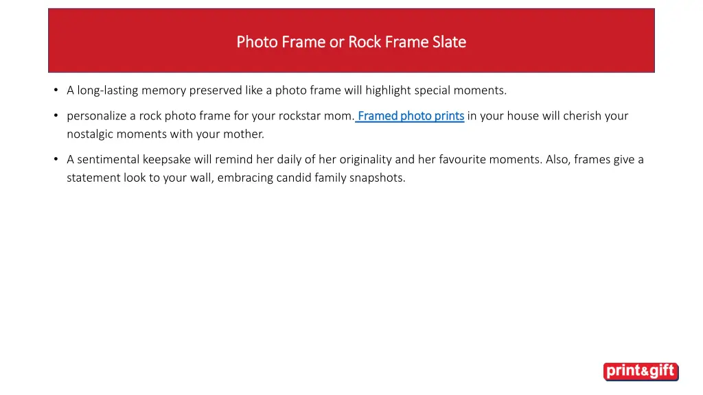 photo frame or rock frame slate photo frame