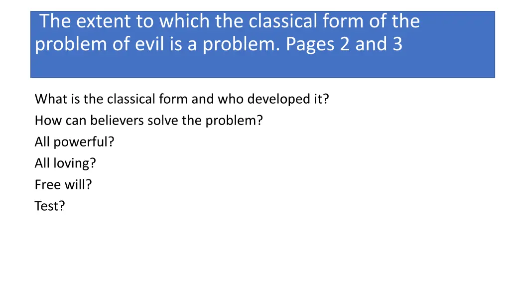 the extent to which the classical form