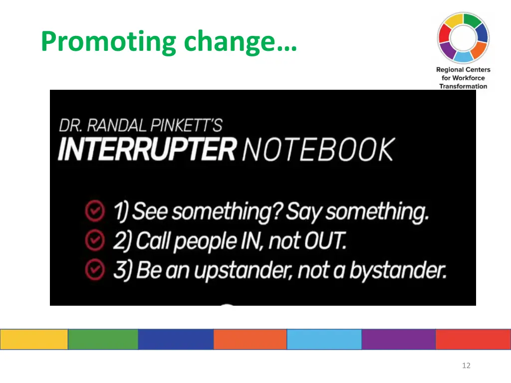 promoting change