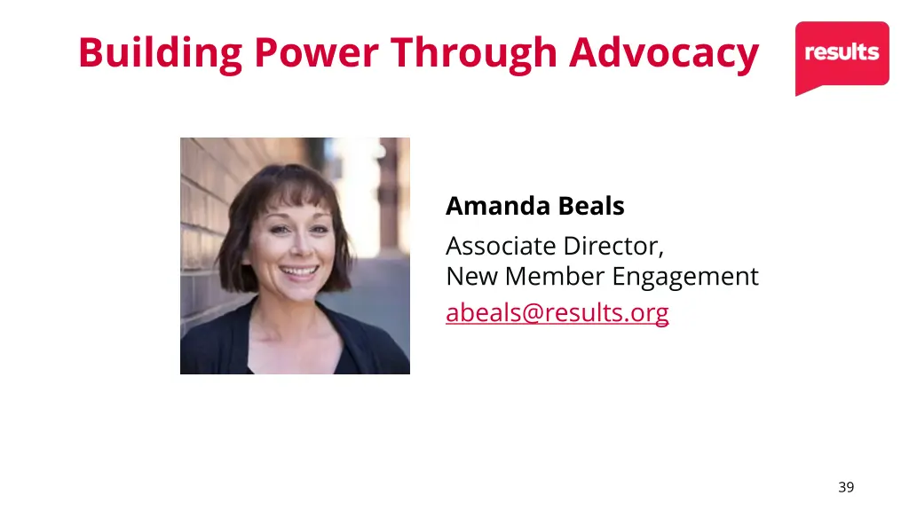 building power through advocacy