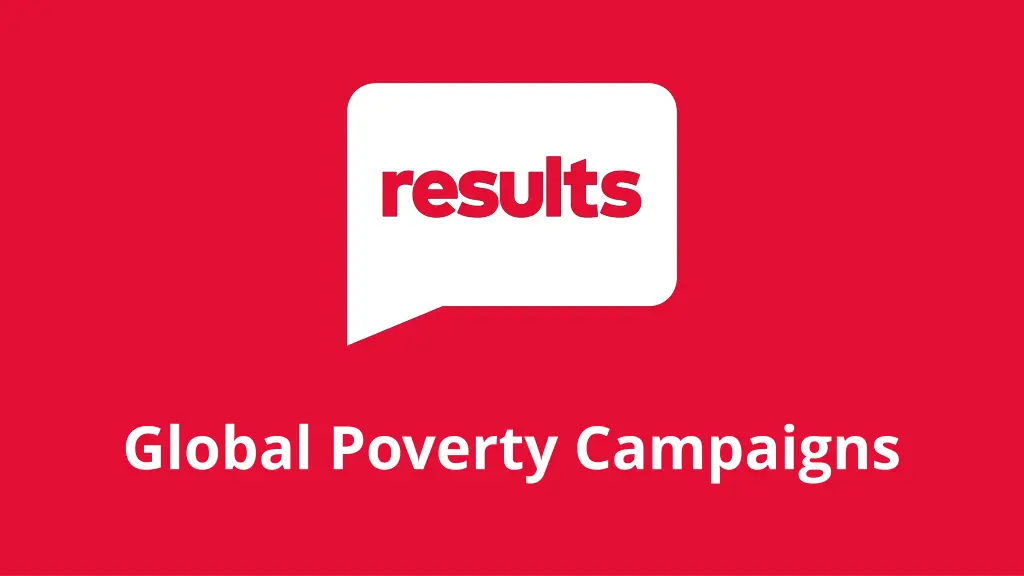 global poverty campaigns