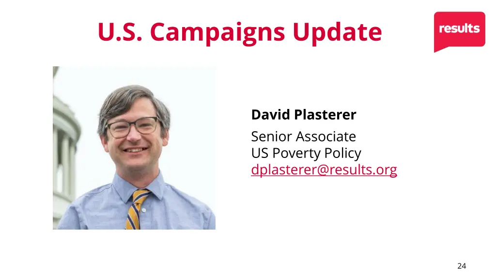u s campaigns update