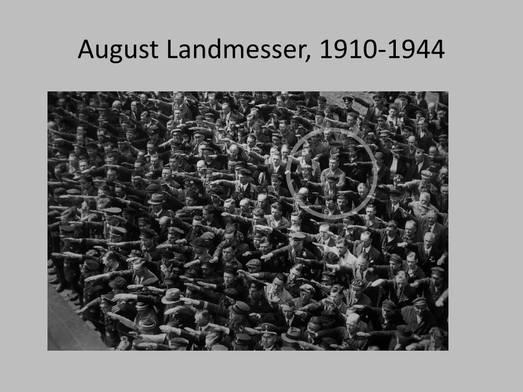 august landmesser 1910 1944