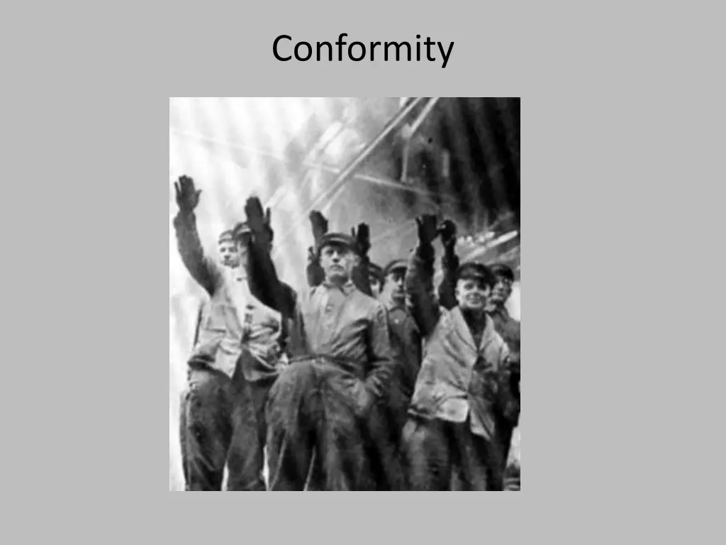 conformity