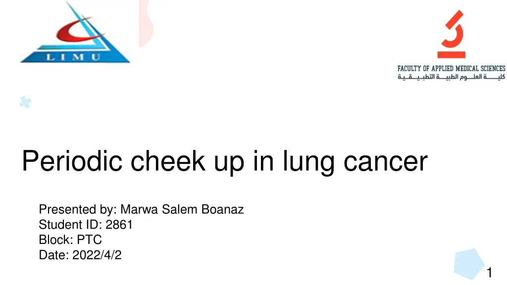 periodic cheek up in lung cancer