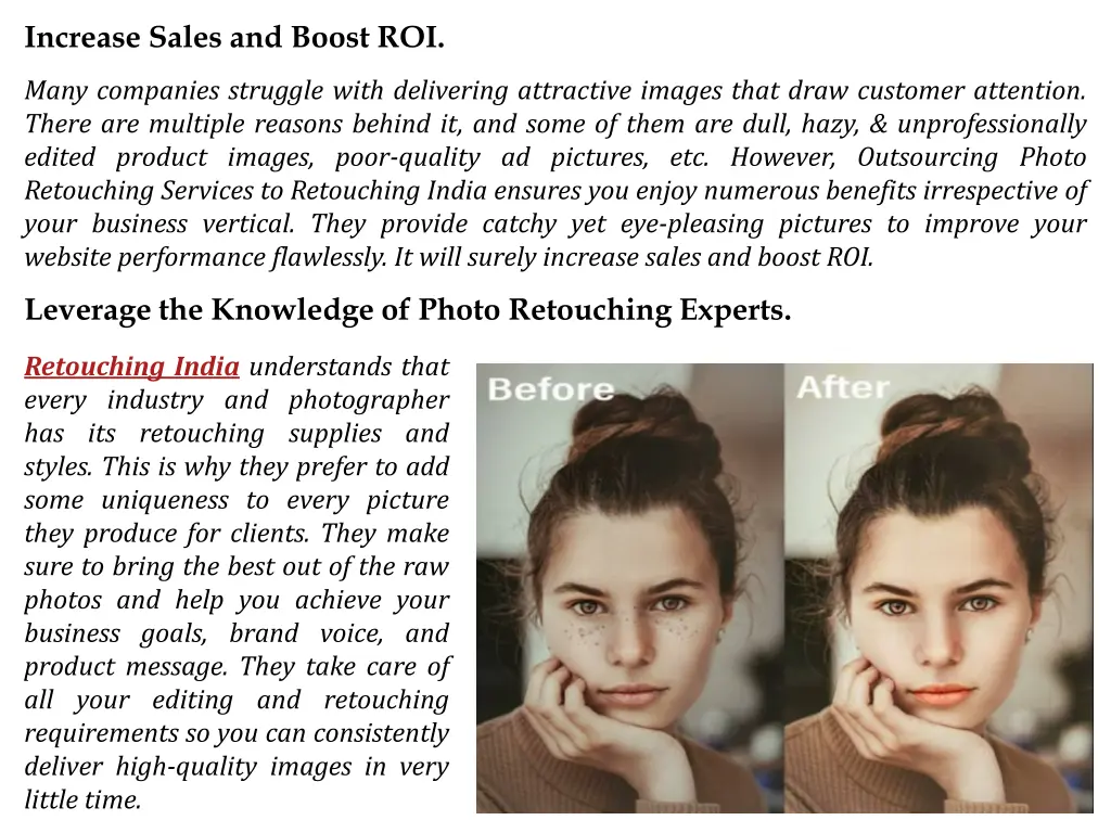 increase sales and boost roi