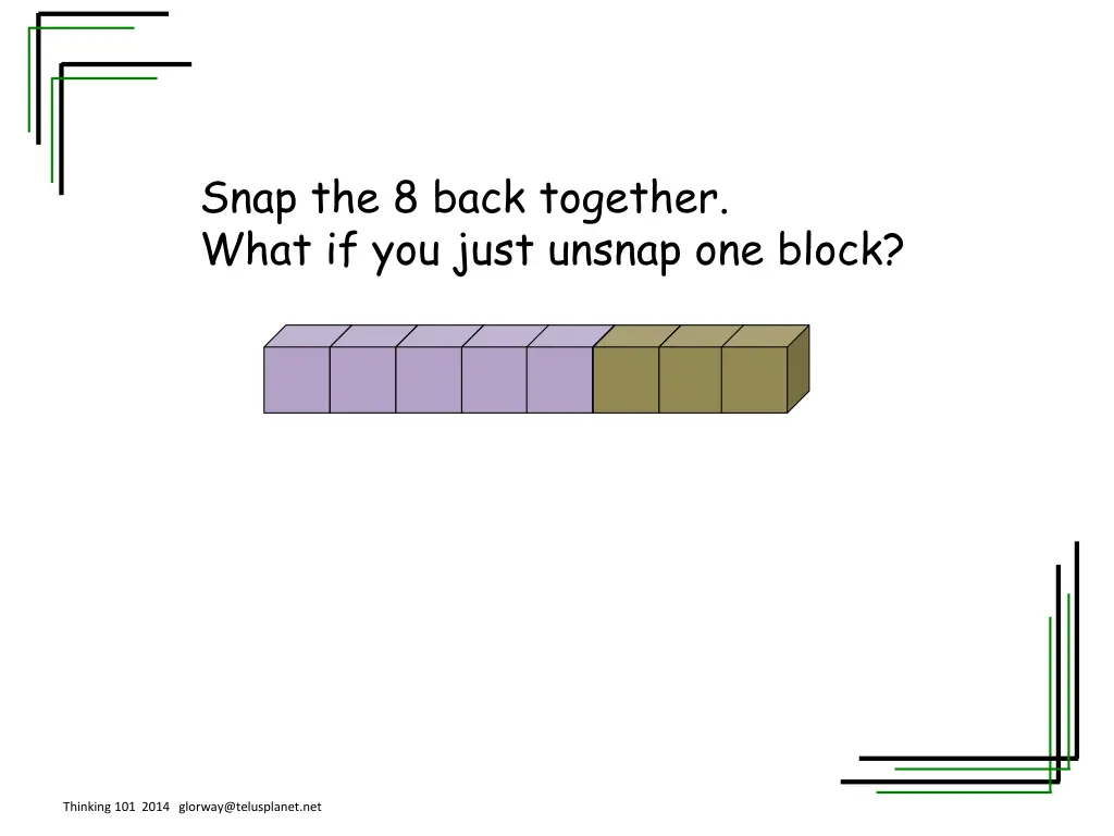 snap the 8 back together what if you just unsnap