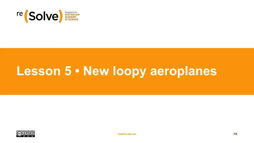 lesson 5 new loopy aeroplanes
