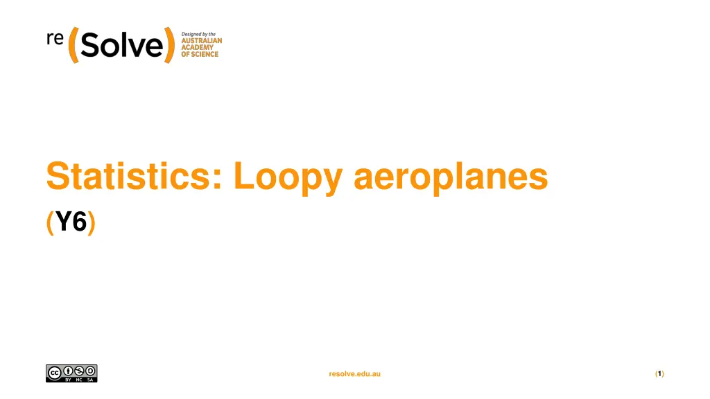 statistics loopy aeroplanes y6