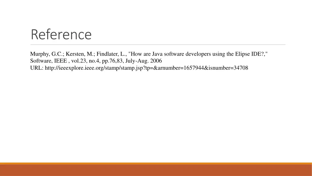 reference