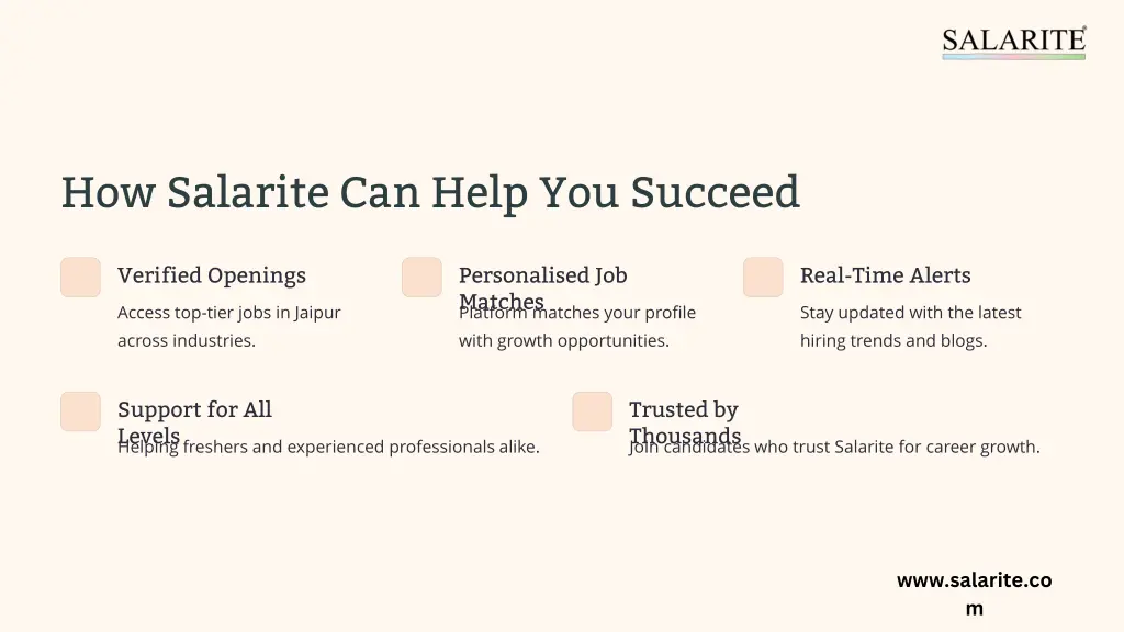 how salarite can help you succeed